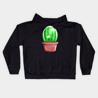 Painted Egg Looking Like A Cactus Decoration For Easter Kids Hoodie